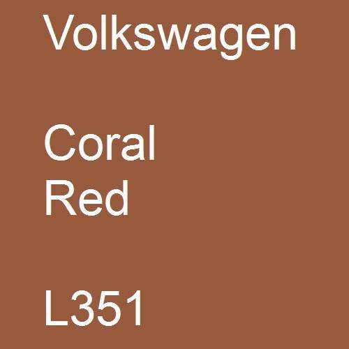 Volkswagen, Coral Red, L351.